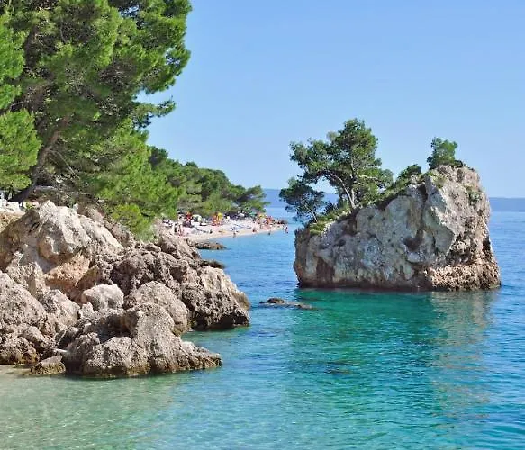 Appartement In With A Sea View, Terrace, Air Conditioning, Wifi 201-9 Brela