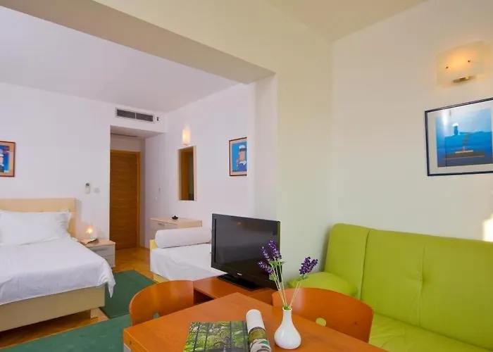 Appartement In With A Sea View, Terrace, Air Conditioning, Wifi 201-9 Brela