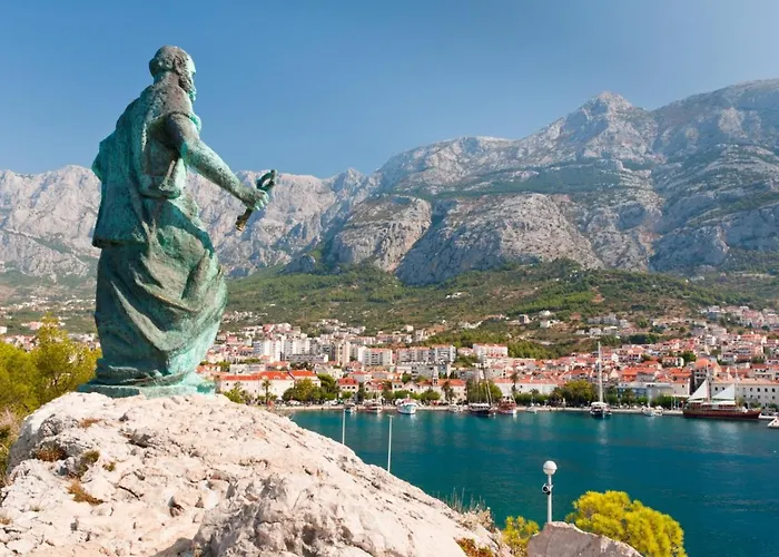 In With A Sea View, Terrace, Air Conditioning, Wifi 201-9 Brela